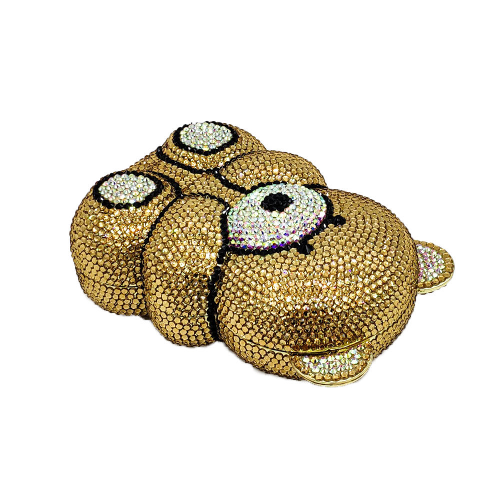 Cute Bear Rhinestone Evening B - Luxury Bags Cute 评论和价格