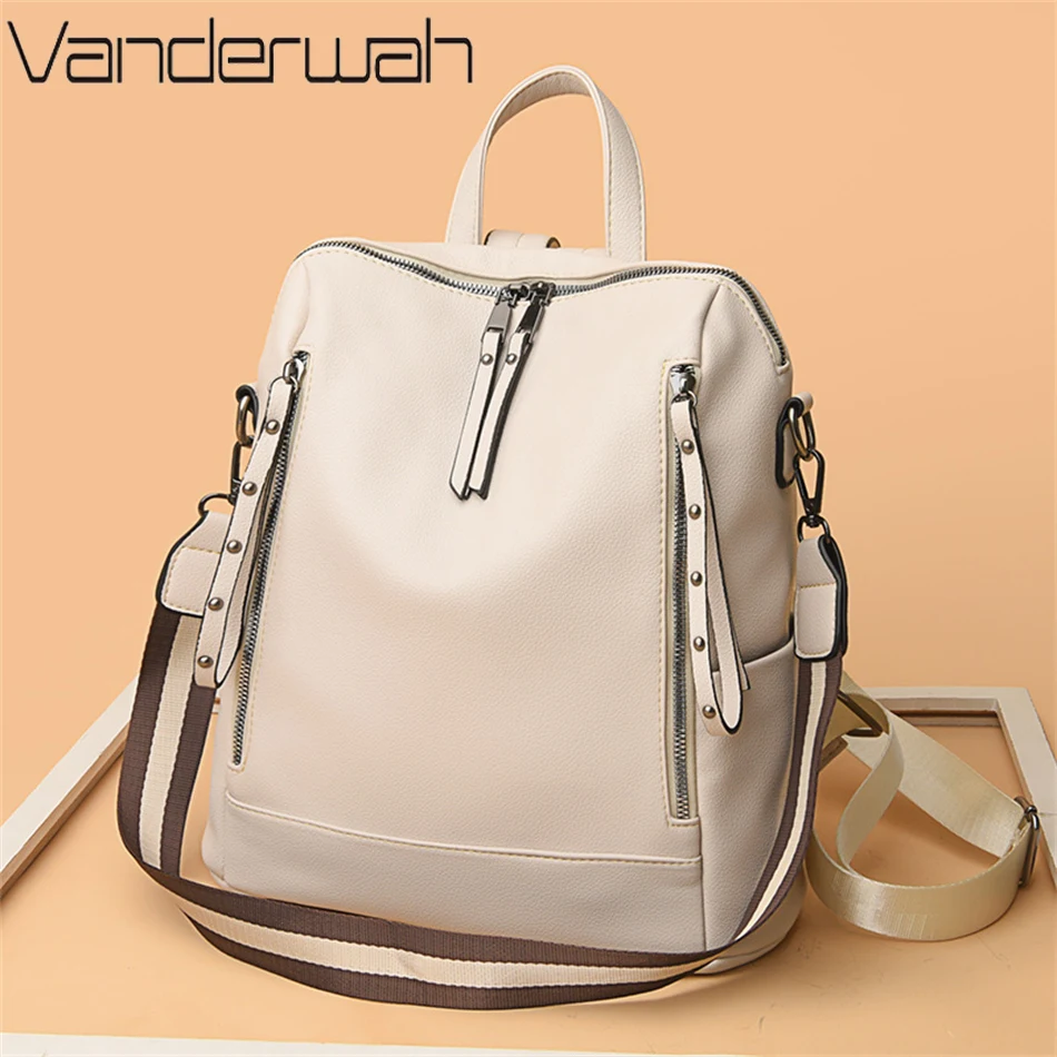 Brand Luxury Backpacks Soft Le - Luxury Bags Leather 评论和价格