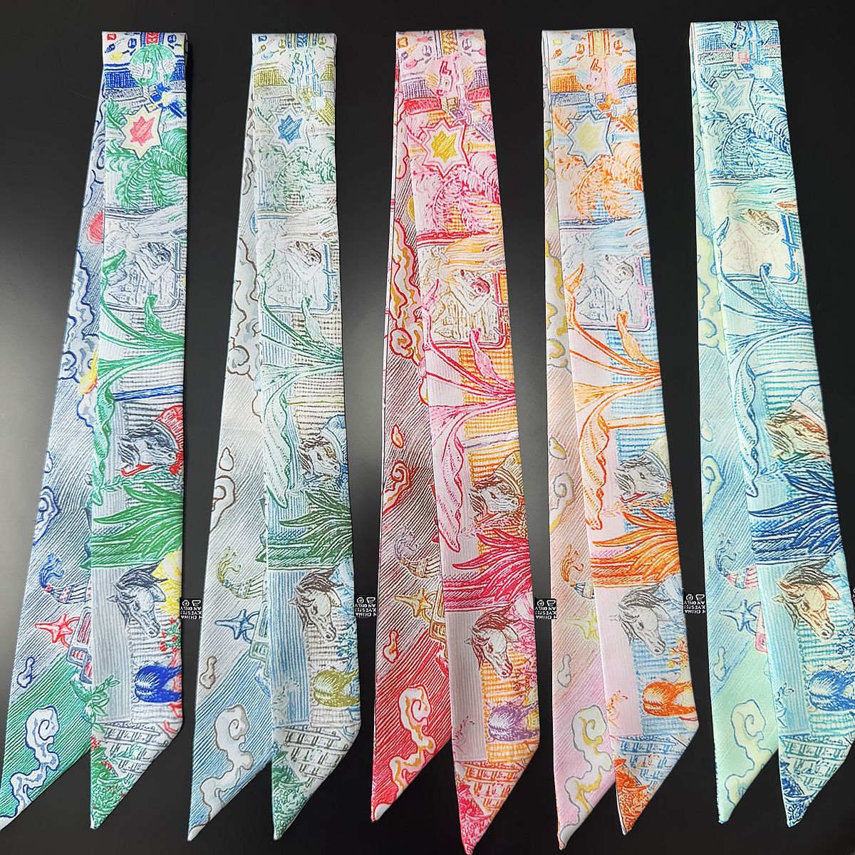 Luxury Silk Scarf with Horse's - Luxury Bags China 评论和价格